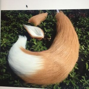 Fox ears and tail cosplay prop costumes